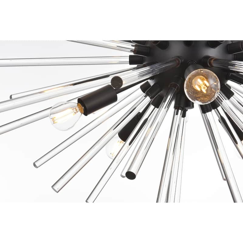Samuel 32 inch Crystal Rod Pendant - N/A