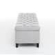 Ottilie Button-tufted Storage Ottoman Bench by Christopher Knight Home