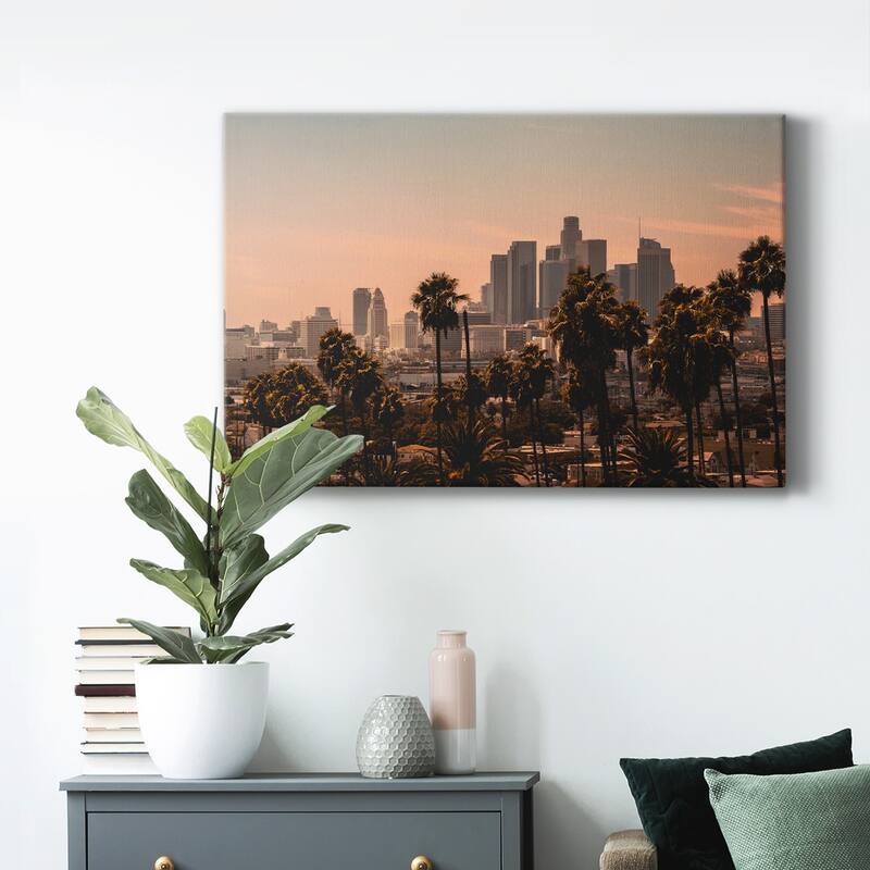 Downtown Los Angeles Premium Gallery Wrapped Canvas - Ready to Hang