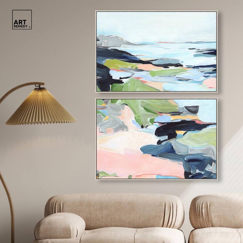 Between Seasons I Canvas Set of 2 by Art Remedy