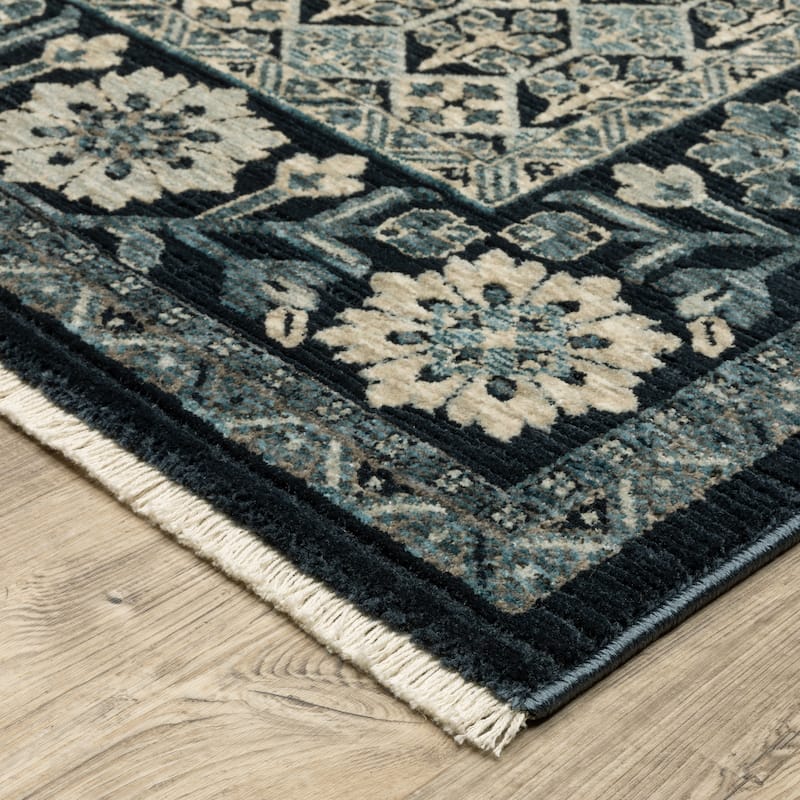 Style Haven Caiden Traditional Mosaic Center Area Rug