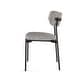 preview thumbnail 15 of 19, Amisco Yasmina Upholstered Dining Chair with Metal Leg