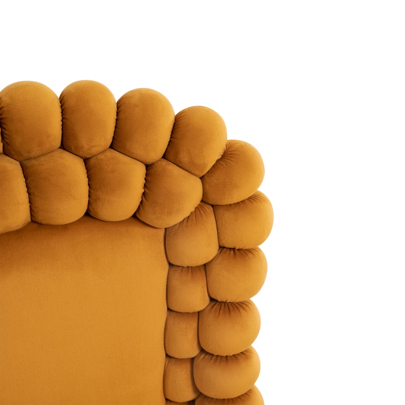 Swivel Velvet Dining Chairs Set of 2, Accent Chairs with Metal Legs