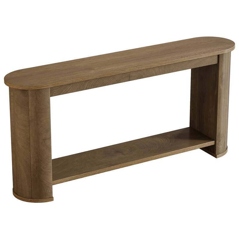 63" Long Wood Console Table for Entryway/ Hallway