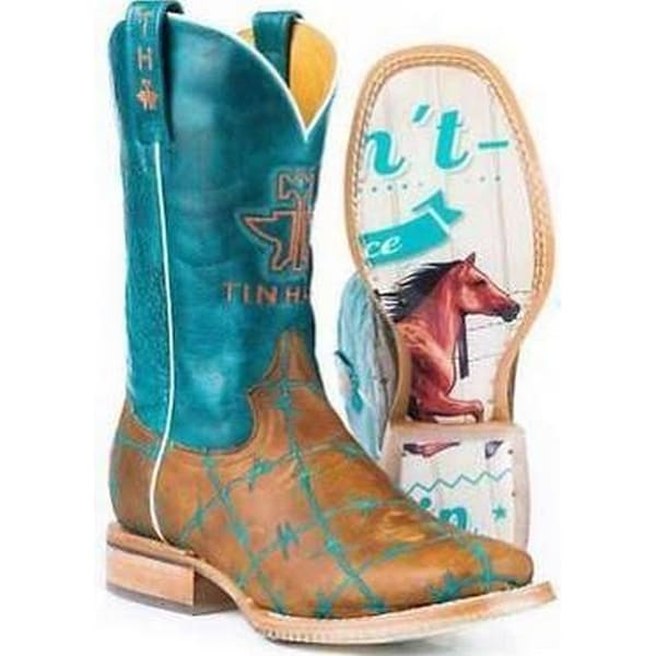 Tin Haul Shoes Mens Bob Wire Western Boot