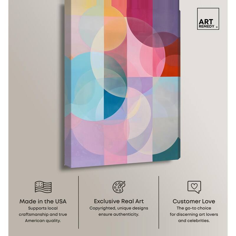 Oneiric Circles I Canvas by Art Remedy, Gallery Wrapped