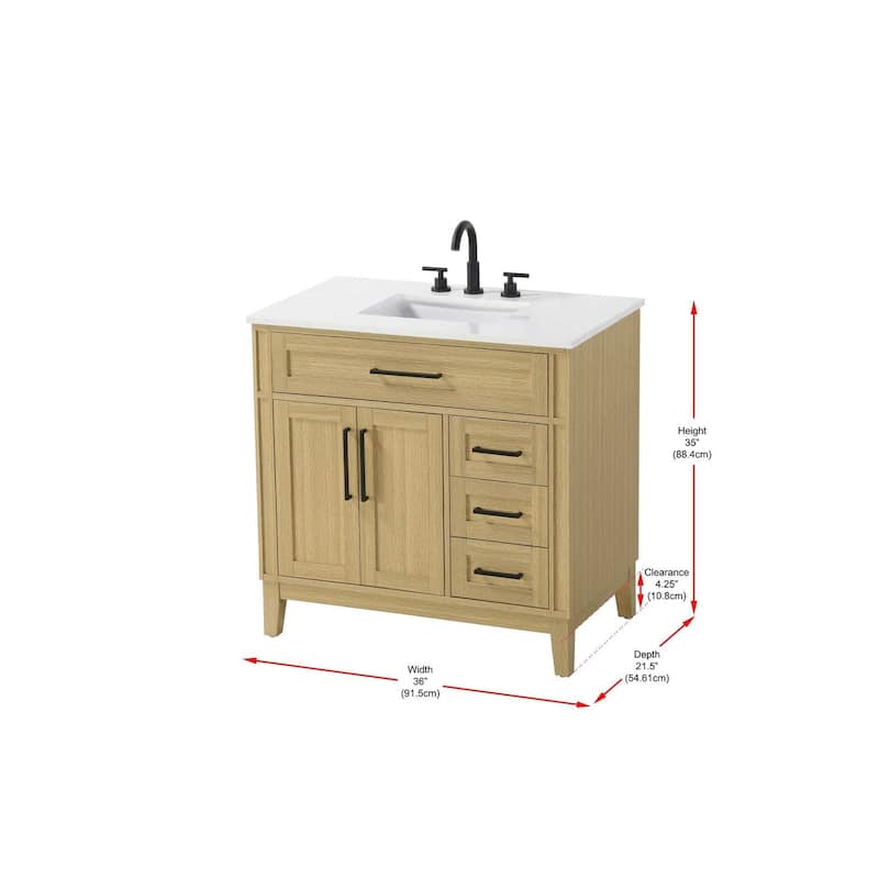 Rachel Single Bathroom Vanity (32-42 inch)