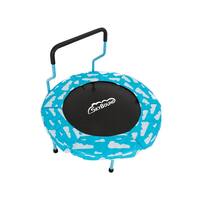 SkyBound "Mini4" 40" Blue Children's Mini Trampoline with White Clouds