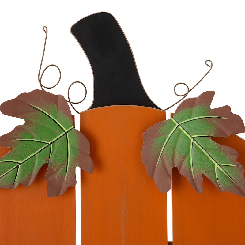 Glitzhome 29"H Halloween Lighted Cutout Pumpkin Porch Decor