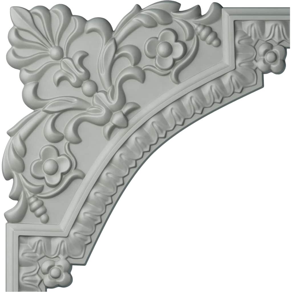 11 3/4"W x 11 3/4"H Lanarkshire Panel Moulding Corner (matches moulding PML01X00LA)