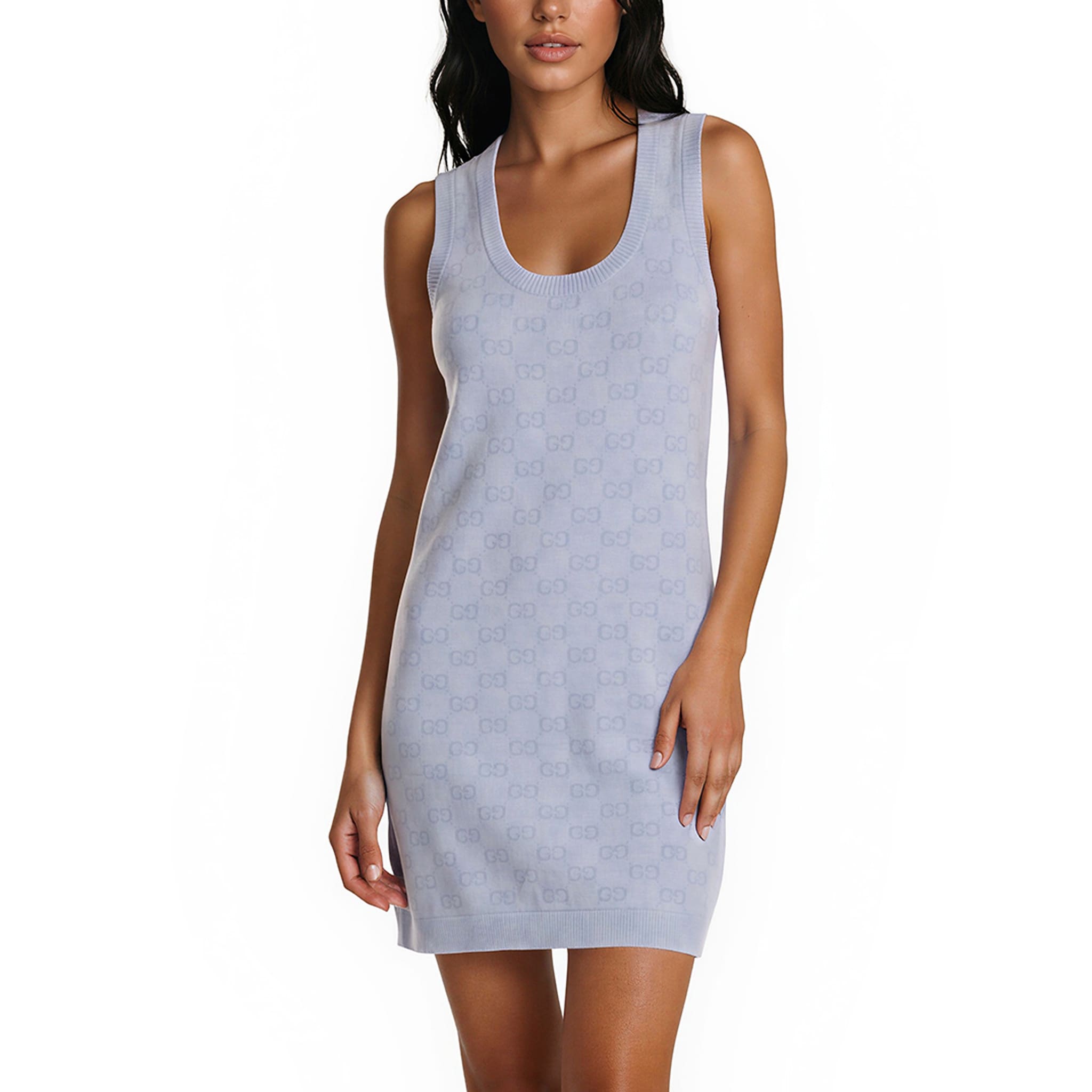 Gucci GG Jacquard Knit Mini Dress