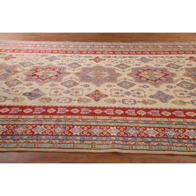 Kazak Oriental Large Area Rug Handmade Wool Carpet - 9'10" x 16'3"