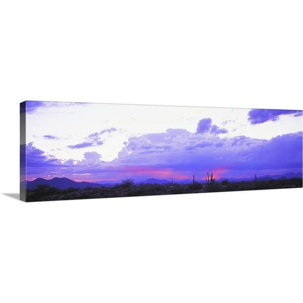 Shop Sunset Sonoran Desert Tonto National Forest Arizona Canvas