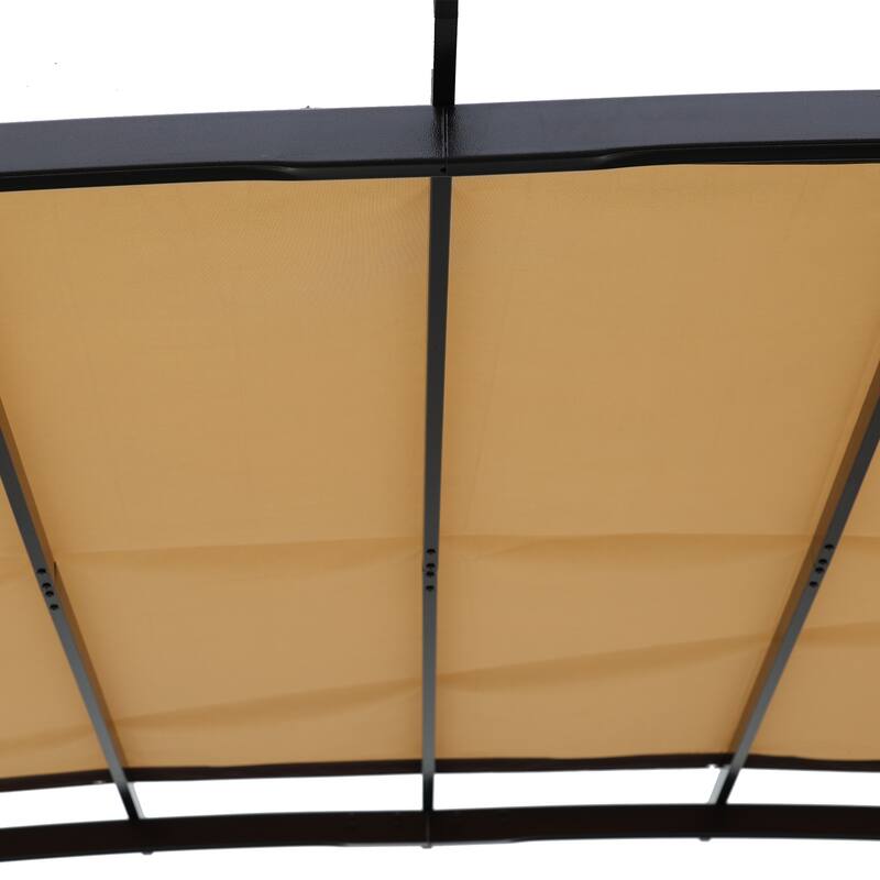 Anmytek Universal Canopy Cover Replacement for 12x9 Ft Curved Outdoor Pergola Structure
