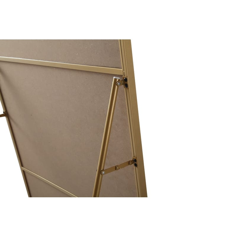 Indigo Home Soft Corner Metal Rectangle Full Length Mirror 30x60 Inch