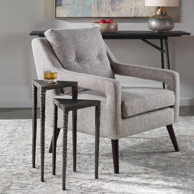 Uttermost 24977 Samiria 2 Piece Iron Nesting Table Set