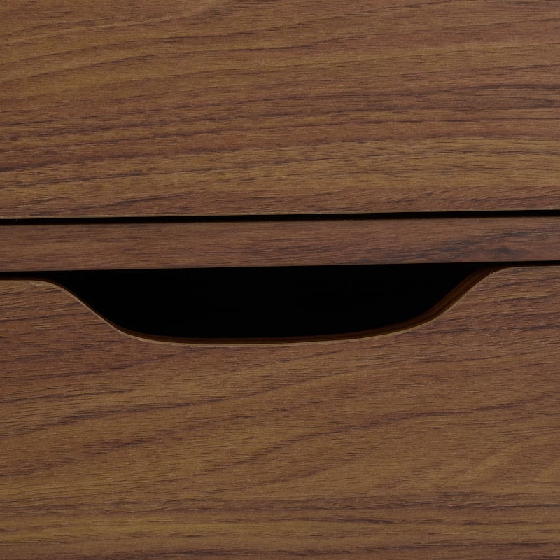 SAFAVIEH Home Ilyum 2-Drawer Tambour Doors Sideboard/TV Stand - 55"W x 16"D x 28"H