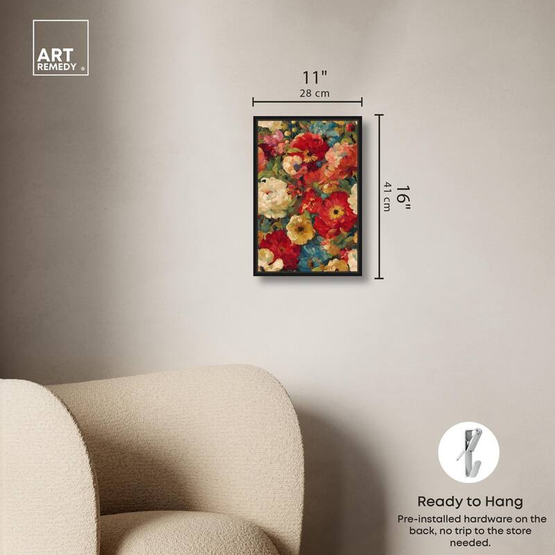 Garden Tapestries II Canvas by Art Remedy