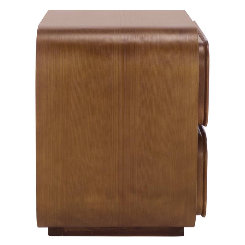 SAFAVIEH Couture Herald 2-Drawer Wood Nightstand