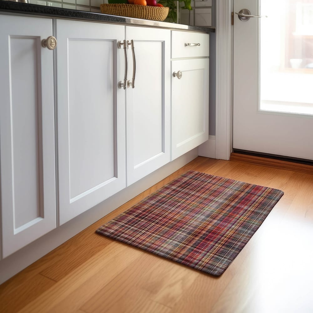 Premium Washable Super Soft Plaid Mayfield Rug