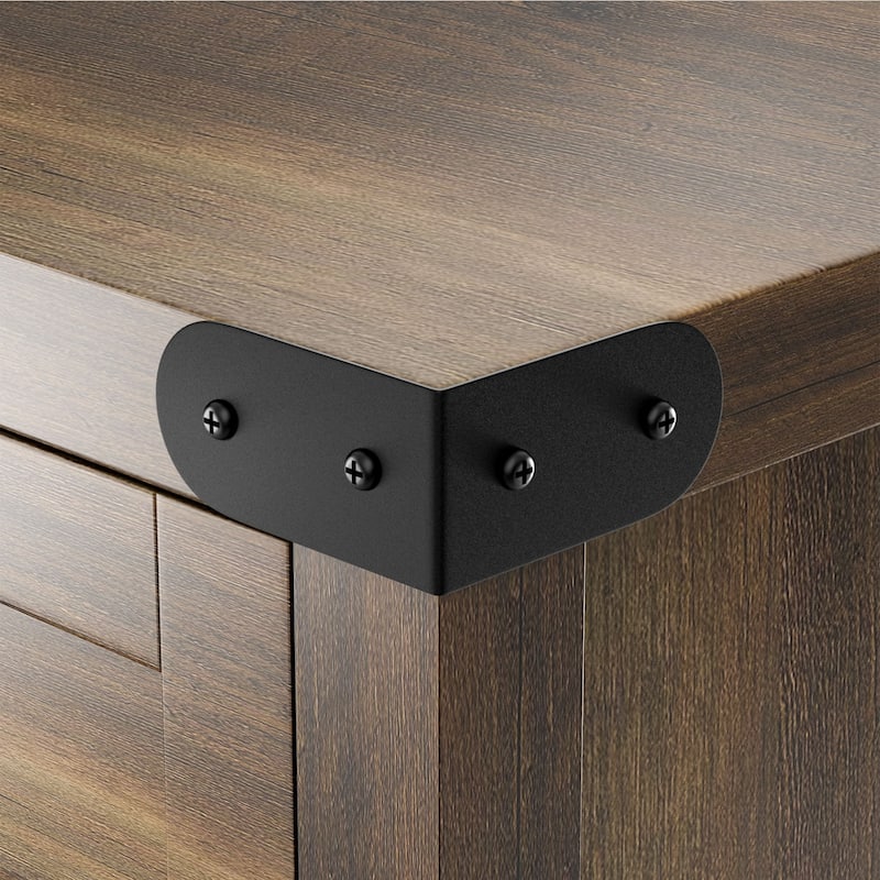 Furniwell Storage Cabinet Modern Farmhouse Kitchen Sideboard
