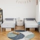 preview thumbnail 44 of 66, VECELO Twin Over Twin Metal Bunk Bed Frame for Kids Teens, Heavy Duty Noise-Free Platform Bed, Storage Space