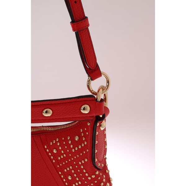 michael kors red shoulder bag