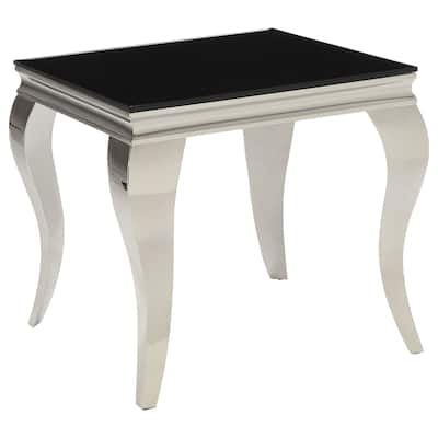 Carone Modern Classics Square End Table Chrome