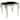 Carone Modern Classics Square End Table Chrome