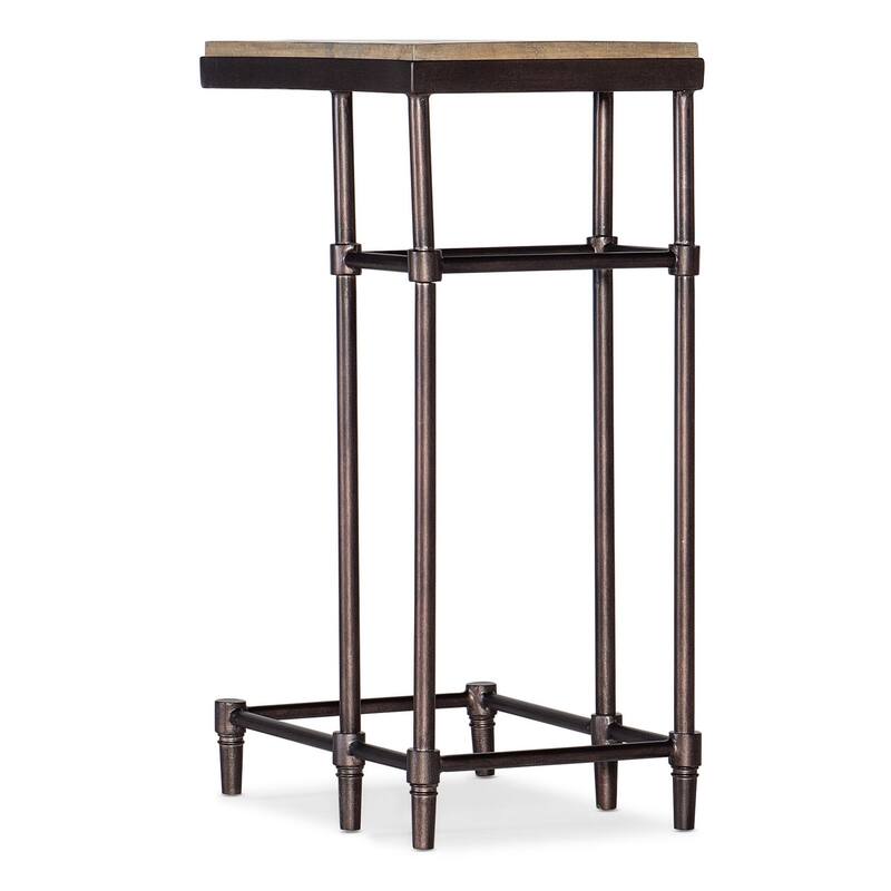 Hooker Furniture St Armand 10" Wide Contemporary Industrial Chairside