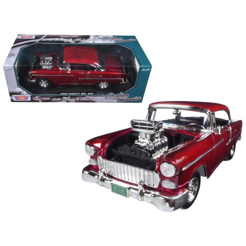 1955 chevy bel air model car