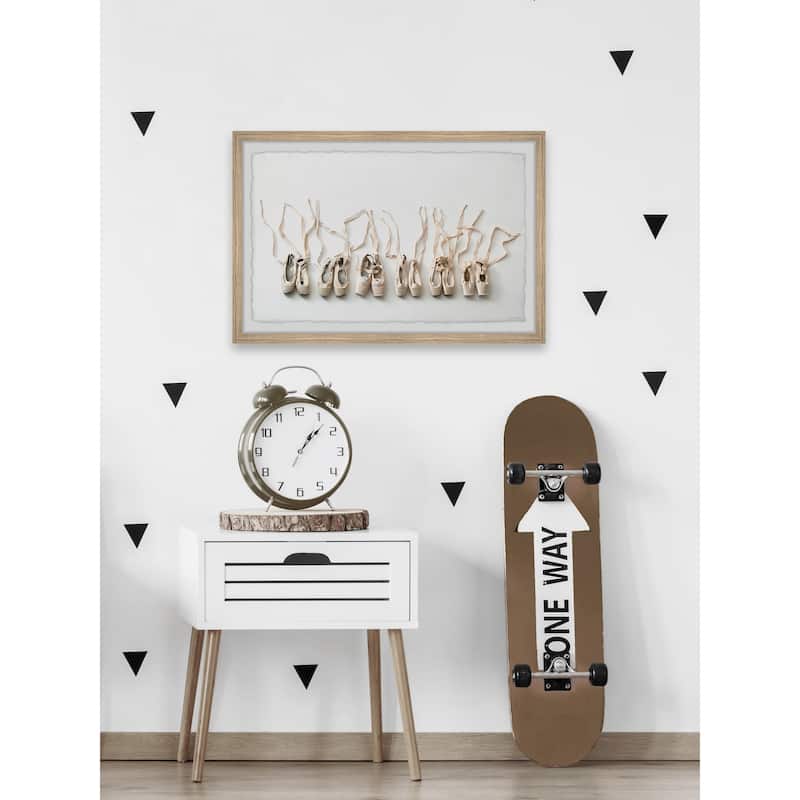 'Ballerina Shoes' Framed Painting Print