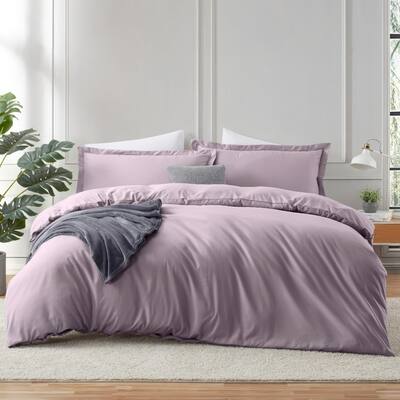 Empyrean 3 Piece Duvet Cover Sets, Soft Double Brushed Duvet Covers with Button Closure
