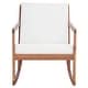 preview thumbnail 59 of 89, SAFAVIEH Outdoor Patio Furniture Vernon Rocking Chair w/ Cushion - 25.6" W x 37.7" D x 30.7" H