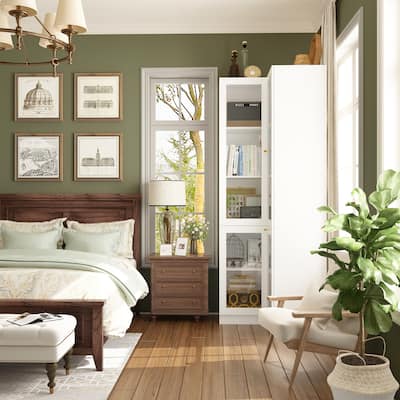 Traditional Look Corner Cabinet - Showcase Your Style and Collectibles