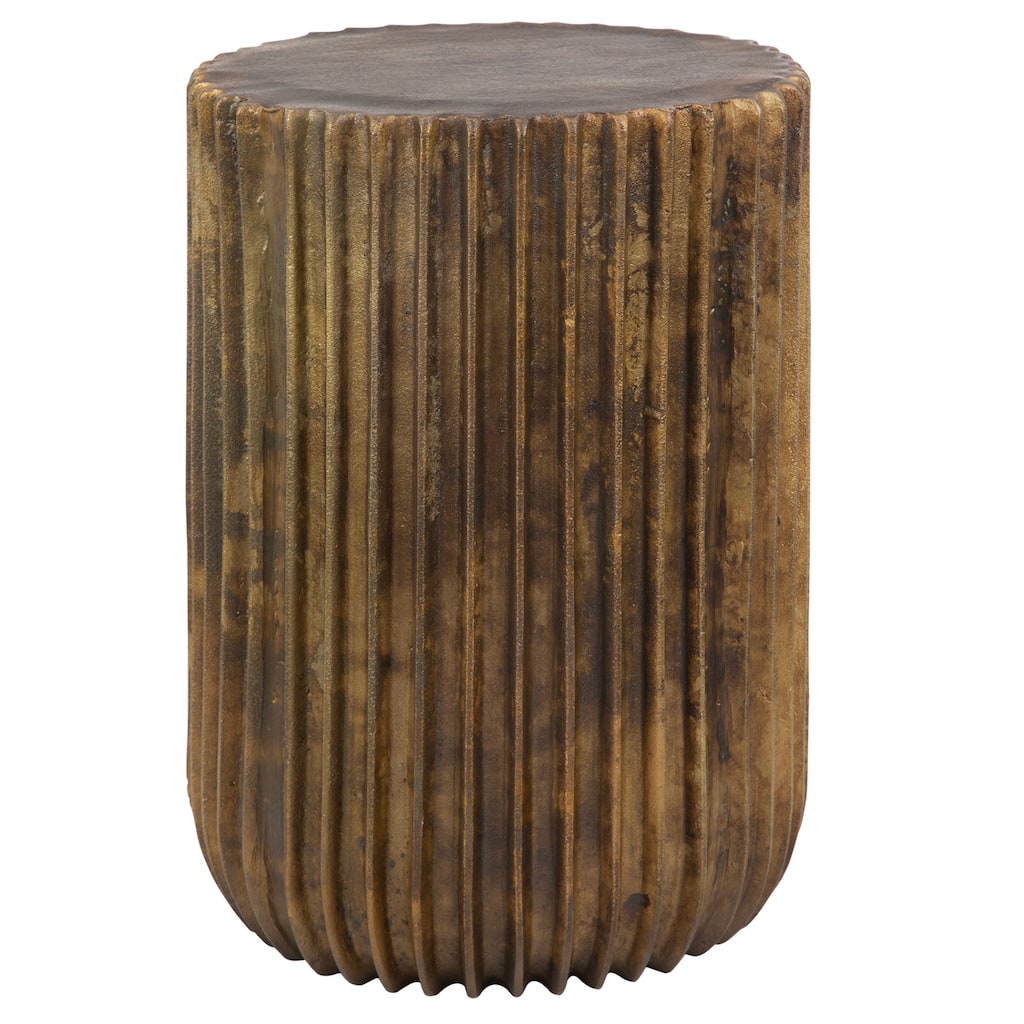 Uttermost 22993 Peaks 14" Wide Aluminum Accent Table