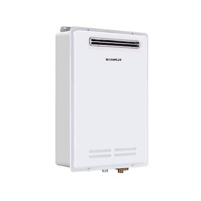 CAMPLUX 6.86 GPM High Capacity Propane Gas Tankless Water Heater for Home Shower, Outdoor Installation