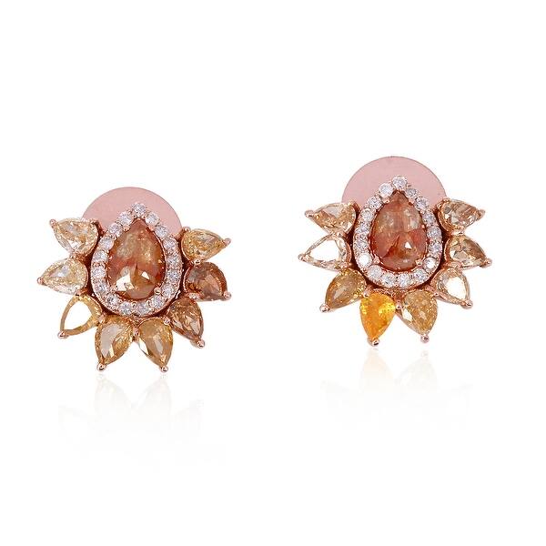 rose gold stud earrings sale