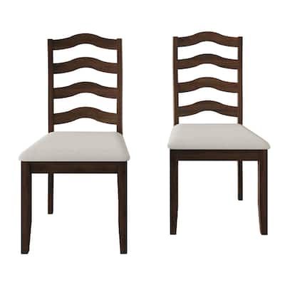 CraftPorch Sophistique Wooden Dining Chairs (Set of 2) - N/A