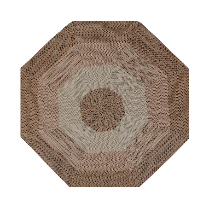 Better Trends Country Braid Reversible Area Rug