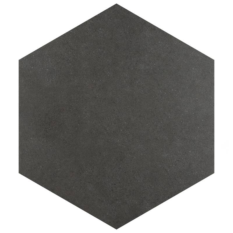 Merola Tile Vintage Hex Marengo 8-5/8" x 9-7/8" Porcelain Floor and Wall Tile