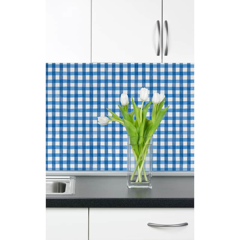 NextWall Spring Plaid Peel and Stick Wallpaper