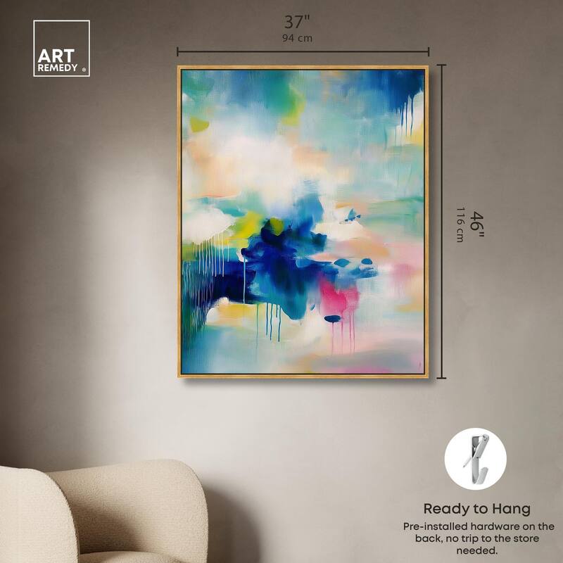 Prismatic Weeps Color II Canvas by Art Remedy