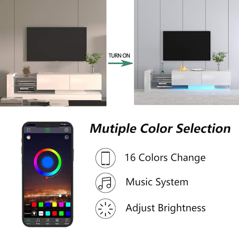TV Console Modern Entertainment Center