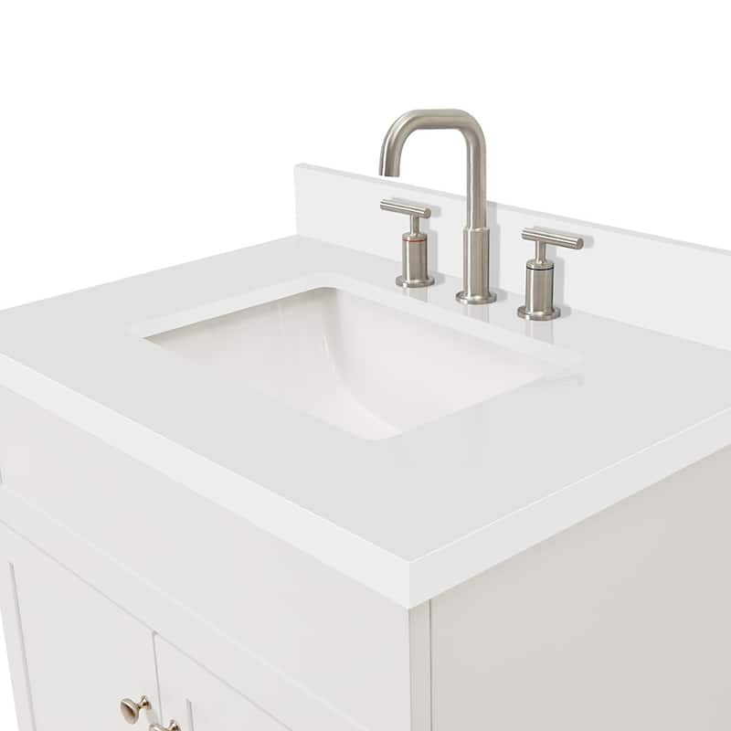 Ariel F031SWQRVO Hamlet 31" Free Standing Single Basin Vanity Set with