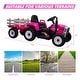 preview thumbnail 3 of 27, 12V Kids Ride on Tractor，Battery Powered Electric Tractor with Trailer