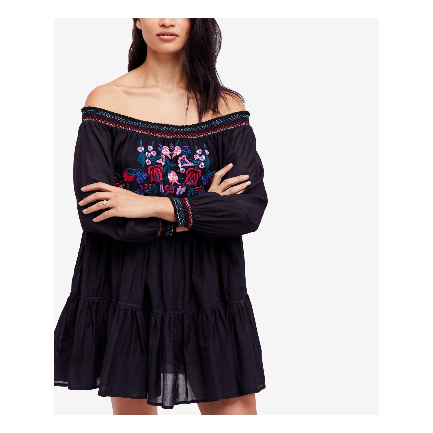 shoulder free dress
