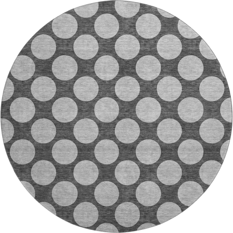 Premium Washable Super Soft Geo Dots Mayfield Rug