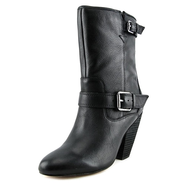 Corso Como Somers Women Round Toe Leather Mid Calf Boot
