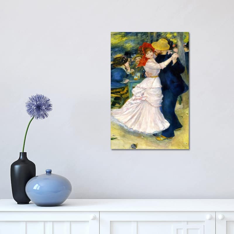 iCanvas "Dance at Bougival" by Pierre-Auguste Renoir Canvas Print - 18x12x1.5
